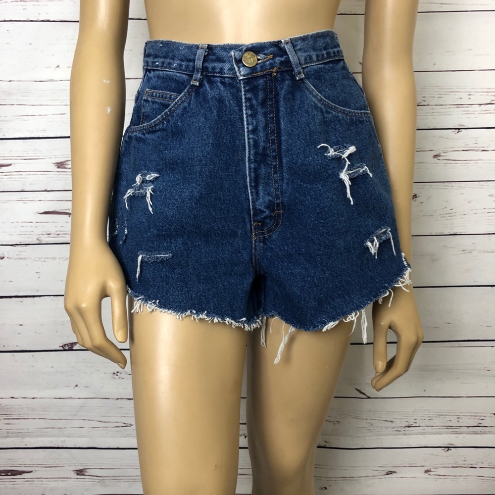 Vintage Jordache Jean Shorts Cut Off High Waisted